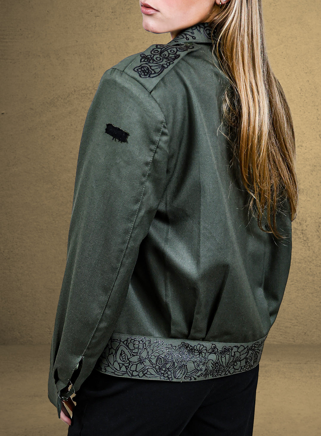 Pièce unique Unisexe Veste Army CHAGA Paris - Motif Jungle