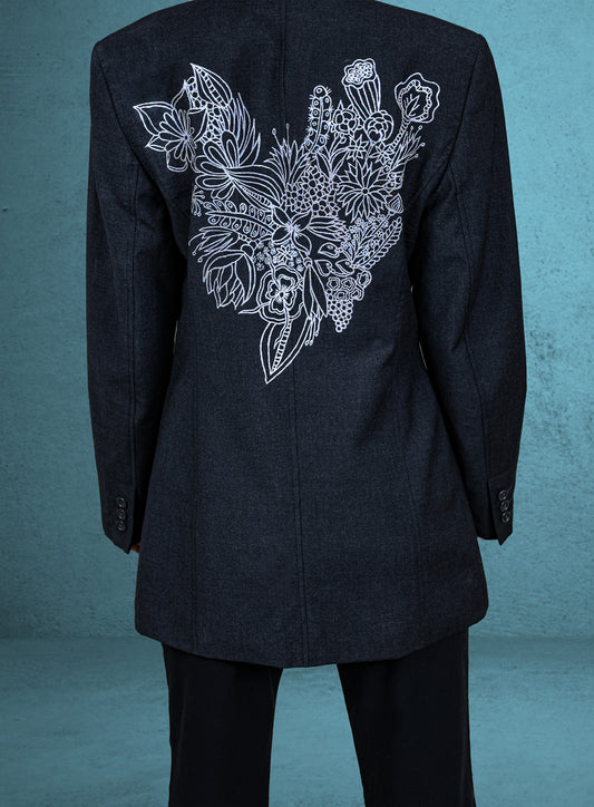 Pièce unique Femme Veste l'Orée CHAGA Paris - Motif Jungle