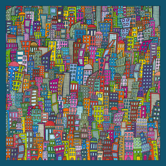 Foulard en soie homme 90 CHAGA Paris - Motif Authentique